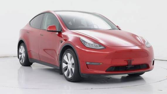 TESLA MODEL Y 2021 5YJYGDEE1MF105325 image